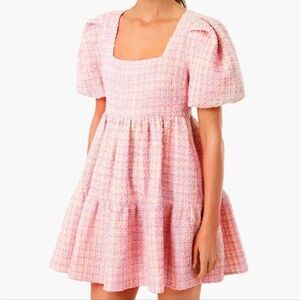NWT Tuckernuck Hyacinth House Mini Tweed Dress